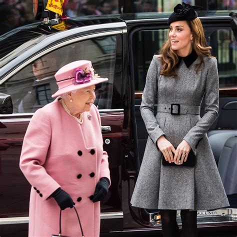 Kate Middleton Grey Coat Dress March 2019 Popsugar Fashion Uk