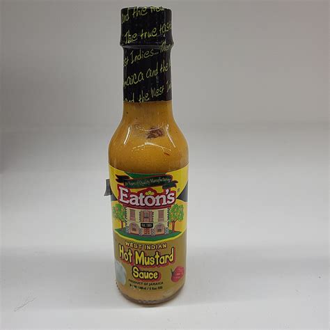 Eatons Hot Mustard Sauce Snack Attaque