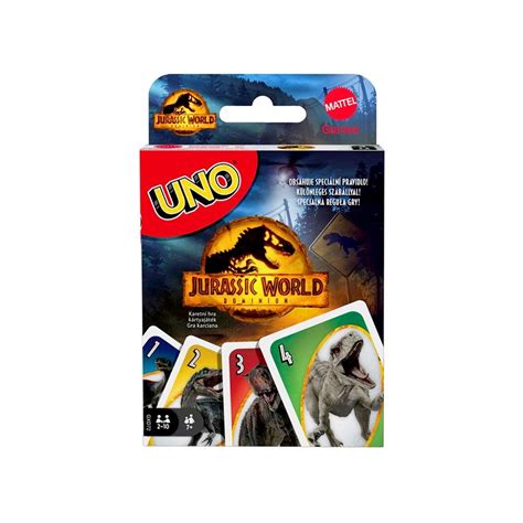 Jogo De Cartas Uno Jurassic World Dominion Mattel Shopee Brasil