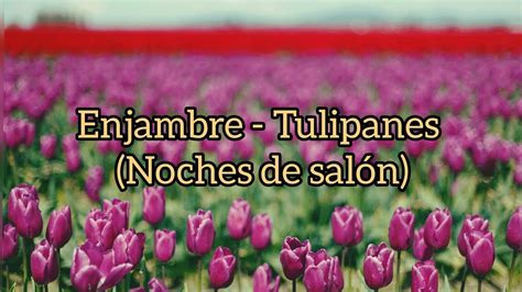 Enjambre Tulipanes Noches De Sal N Letra Youtube