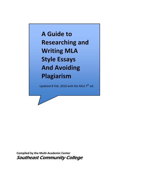 Pdf Mla Styleguide Dokumen Tips