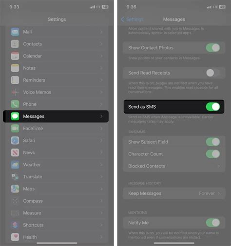 C Mo Enviar Mensajes De Texto Sms En Lugar De Imessage En Iphone