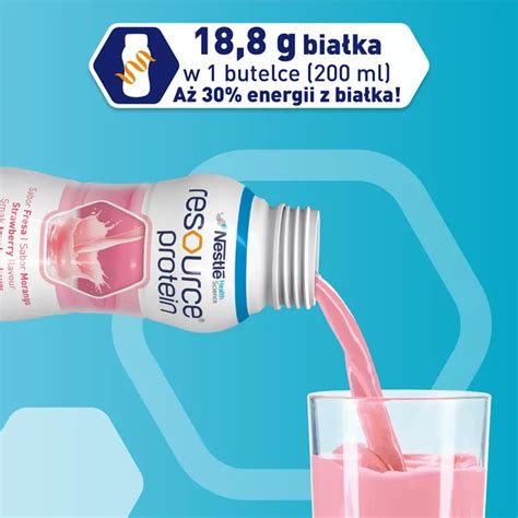 Resource Protein Smak Truskawkowy X Ml Opinie Sk Ad I Cena