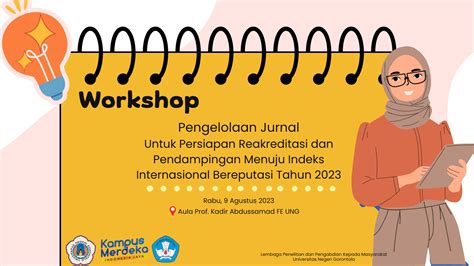 Undangan Workshop Pengelolaan Jurnal Menuju Indeks Bereputasi