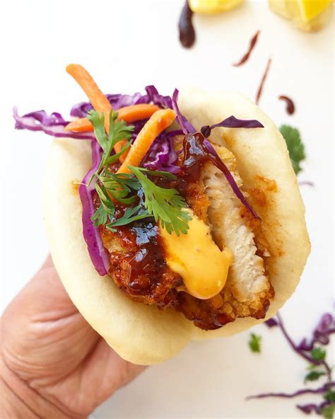 Crispy Chicken Bao Buns With Korean BBQ Sauce More Momma