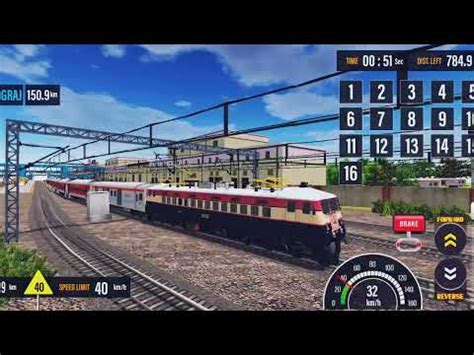 Wap Rescue Wag Lhb Express Train Bumpy Railroad Train Simulator