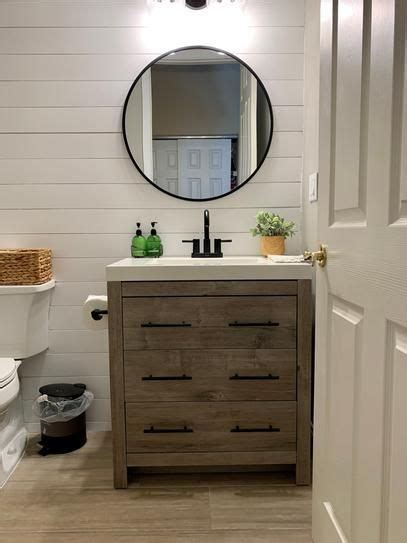 Glacier Bay Woodbrook In W X In D Bath Vanity In White Washed