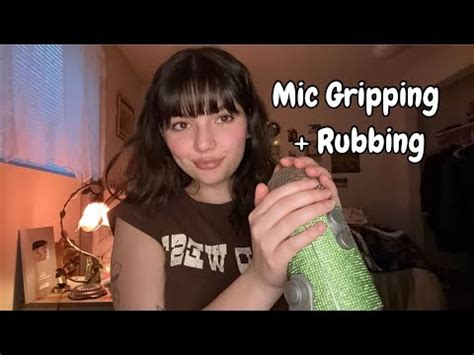 ASMR Fast Aggressive Mic Gripping Rubbing Collarbone Tapping