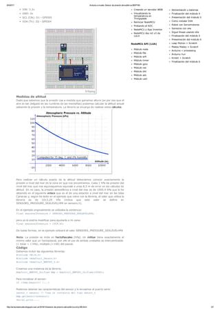 Arduino a muete sensor de presión atmosférica bmp180 PDF