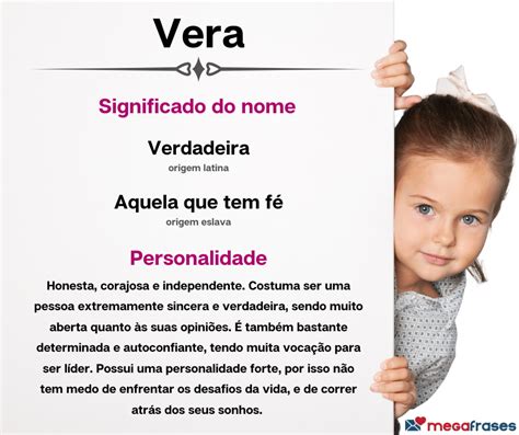 Significado Do Nome Vera 🤔 Curiosidades 👀 Mensagens 👼