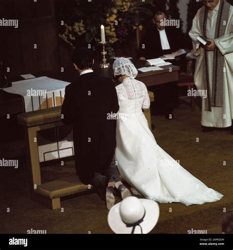 Church Blessing In Utrecht Kneeling Before Altar Date April 30 1975