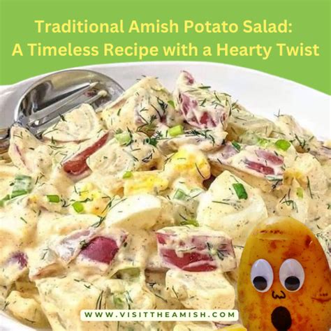 Traditional Amish Potato Salad With A Twist Visit The Amish