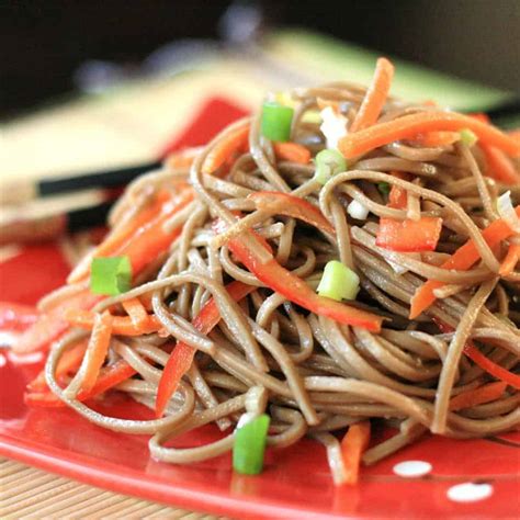 Nouilles Soba Et L Gumes En Julienne Recettes