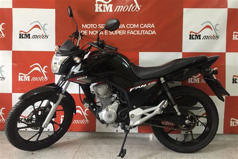 Honda Fan 160 Flexone Preta 2019 KM Motos Sua Loja De Motos Seminovas