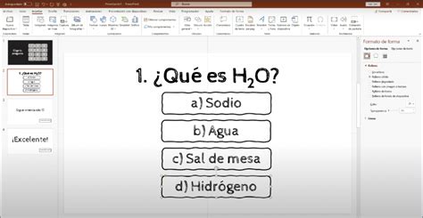 Elabora Un Juego De Preguntas De Opci N M Ltiple En Powerpoint Paso A