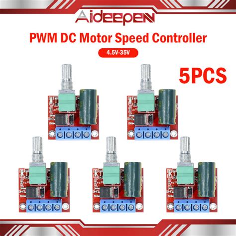 【1pcs 5pcs】original Aideepen Pwm Dc Motor Speed Controller For Motor Electric Motor Speed