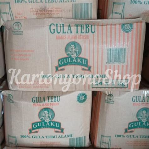 Jual Gulaku Kuning Gula Tebu Kuning Premium Kg Per Dus Shopee Indonesia