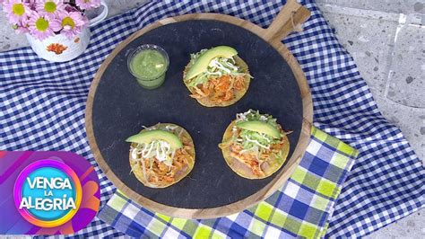 Aprende A Preparar Unas Ricas Tostadas De Tinga Rostizada Y Zanahoria