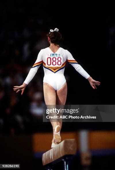 Ecaterina Szabo, Women's Gymnastics balance beam competition, Pauley... News Photo - Getty Images