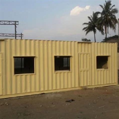 Rectangular Steel Fabricated Industrial Office Cabin At Best Price In