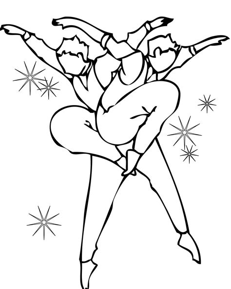 Printable Dance Coloring Pages