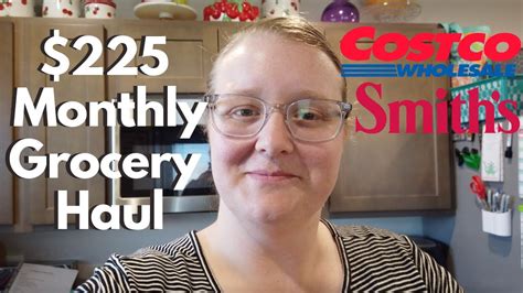 225 Monthly Grocery Haul WITH PRICES Costco Winco Smith S