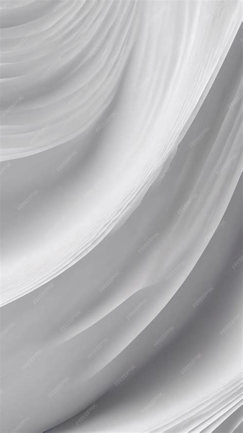 Premium Photo White Background 3d Render Waves Shapes Background