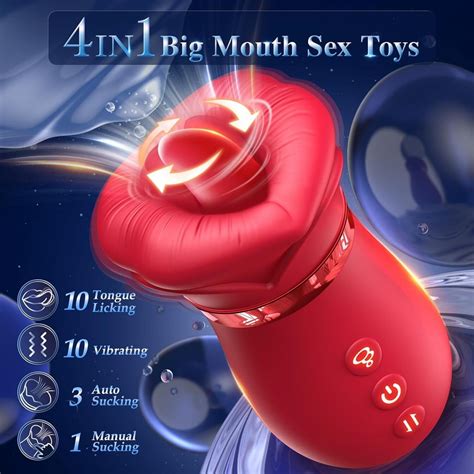 Vibrator Adult Sex Toys For Women In Mouth Sucking Vibrator Rose Sex Toy Ebay