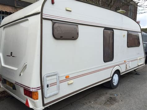 Rare Fleetwood Colchester 1650 Eb 4 Berth Single Axel Caravan Fully