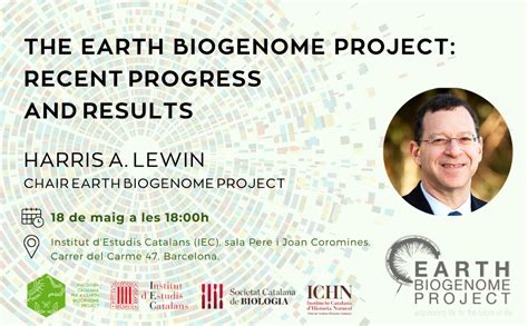 The Earth Biogenome Project Recent Progress And Results Societat