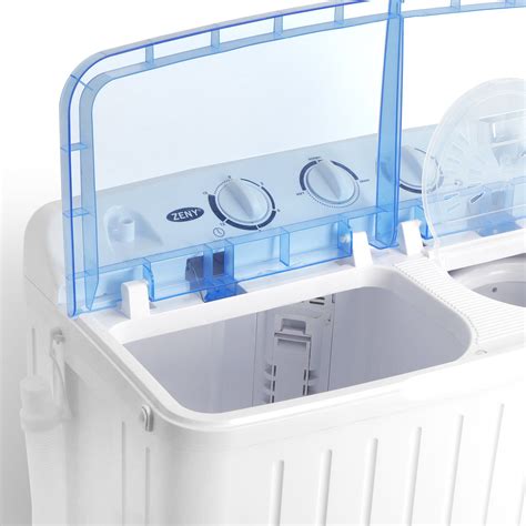 Zeny Portable Compact Mini Twin Tub Washing Machine Washer Xl Lbs