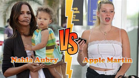 Nahla Aubry Halle Berry S Daughter Vs Apple Martin Transformation