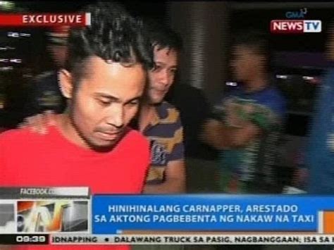 NTG Hinihinalang Carnapper Arestado Sa Aktong Pagbebenta Ng Nakaw Na