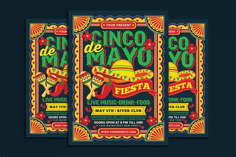 Cinco De Mayo Flyer Graphic By Muhamadiqbalhidayat · Creative Fabrica