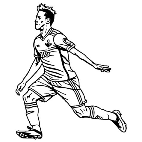 Jogadores De Futebol Para Colorir E Imprimir - 9