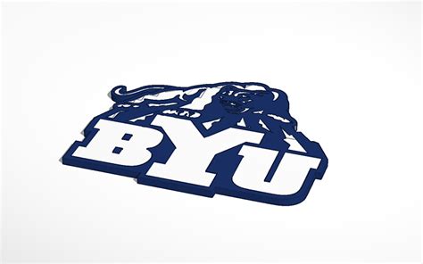 3d Design Byu Logo Tinkercad