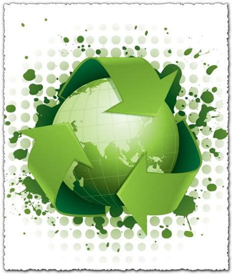 Green Recycling Concept Vector