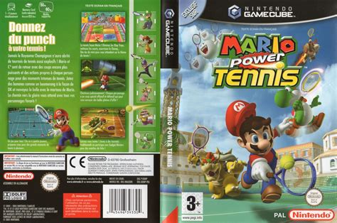 Mario Power Tennis Box Cover Art Mobygames