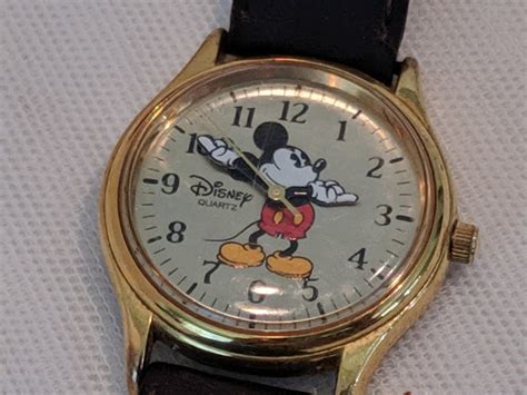 Vintage Mickey Mouse Watch Disney Time Works Mickey Watch Mickey