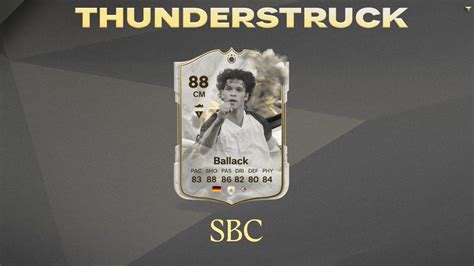 Ea Fc 24 Michael Ballack Thunderstruck Icon Sbc Cheapest Solutions