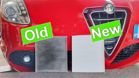 Alfa Romeo Giulietta Pollen Cabin Filter Replacement Youtube