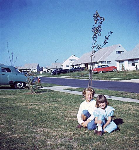 Vintage Levittown PA Photo 50s Suburbia Aesthetic Levittown Vintage