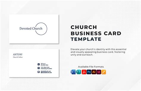 Church Card Templates in PSD - FREE Download | Template.net