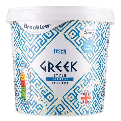 Greek Style Natural Yogurt 1kg Brooklea Aldiie