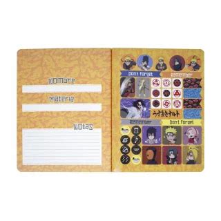 Cuaderno Cosido 50 Hojas Cuadriculado Naruto Haku Tienda Norma