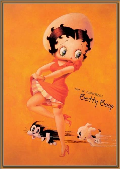 Betty Boop Out Of Control Bboop006 Art Print Poster A4 A3 A2 A1 Ebay