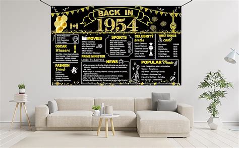 Darunaxy Th Birthday Black Gold Party Decoration Canada Back In