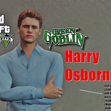 Harry Osborn Add On Ped V Gta Mod