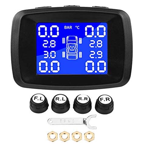 Sistema Tpms Per Auto Sistema Di Monitoraggio Della Pressione Dei Pneumatici Monitor Lcd Con