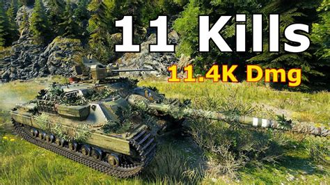 World Of Tanks FV217 Badger 11 Kills 11 4K Damage YouTube